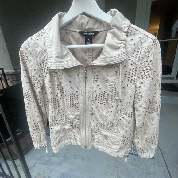 White House Black Market Neutral Tone Jacket - Picture 15 of 16